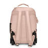 Sanaa Large Metallic Rolling Backpack, Rose Gold Metallic, small