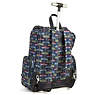 Alcatraz II Printed Rolling Laptop Backpack, Nocturnal Satin, small