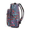 Seoul Large Printed Laptop Backpack, Black, small