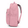 Seoul Go Large 15" Laptop Backpack, Strawberry Pink Tonal Zipper, small