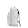 Seoul Large Metallic 15" Laptop Backpack, Bright Silver, small