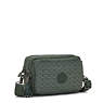 Abanu Multi Printed Convertible Crossbody Bag, Signature Green Embossed, small