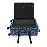 Spontaneous Large Printed Rolling Luggage, Spectral Orchid, small