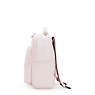 Seoul Small Metallic Tablet Backpack, Pink Shine, small