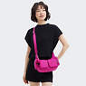 Rikka Small Crossbody Bag, Glowing Fuchsia, small