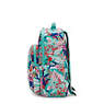 Seoul Large Printed 15" Laptop Backpack, Rainbow Palm, small