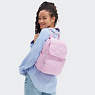 City Pack Small Quilted Backpack, Blooming Pink, small