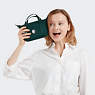 Art Compact Crossbody Bag, Deepest Emerald, small