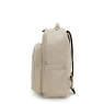 Seoul Large Printed 15" Laptop Backpack, Sign Beige Emb, small