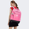 New Zea 15" Laptop Rolling Backpack, Pink Twinkle, small