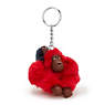 Mom and Baby Sven Monkey Keychain, Cherry Tonal, small