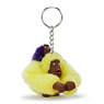 Mom and Baby Sven Monkey Keychain, Sunlight Yellow, small