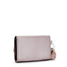 Pixi Medium Metallic Organizer Wallet, Sign Beige Emb, small