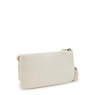 Creativity Large Metallic Pouch, Beige Pearl, small