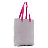 Hip Hurray Packable Tote Bag, Truly Grey Rainbow, small