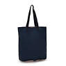 Hip Hurray Packable Tote Bag, Dusty Taupe Blue, small