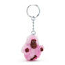Sven Extra Small Monkey Keychain, Joyous Pink Fun, small