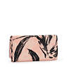 New Teddi Printed Snap Wallet, Coral Flower, small