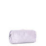 Wolfe Metallic Pencil Pouch, Frosted Lilac Metallic, small