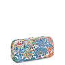 Wolfe Printed Pencil Pouch, Little Flower Blue, small