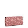 Rubi Large Printed Wristlet Wallet, Bubbly Flowers Pink, small