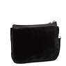 Kira Faux Fur Wristlet, Black, small