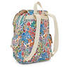 Ravier Medium Printed Backpack, Little Flower Blue, small