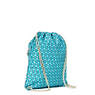 Supertaboo Printed Drawstring Backpack, Bayside Blue, small