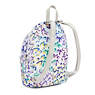Yaretzi Small Printed Backpack, Glossy Lilac, small