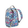 Seoul Small Printed Backpack, Glimmer Grey, small
