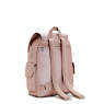 City Pack Metallic Backpack, Pale Rose Metallic, small