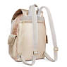 City Pack Metallic Backpack, Buttery Sun, small