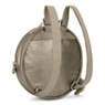 Rani Metallic Round Backpack, Artisanal K Embossed, small