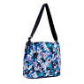 Michelle Printed Handbag, Glitter Pop Purple, small
