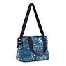 Brent Printed Double Compartment Handbag, Eager Blue, small
