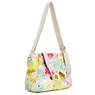 Elysia Printed Shoulder Bag, Luscious Florals White, small