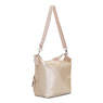 Archie Metallic Handbag, Spicy Gold, small