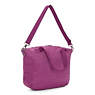 Kingsley Tote Bag, Hot Magenta, small