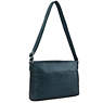 Angie Metallic Handbag, Deep Sky Blue C, small
