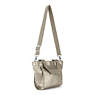 New Shopper Metallic Mini Bag, Artisanal K Embossed, small