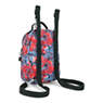 Alber 3-in-1 Printed Convertible Mini Bag Backpack, Aqua Blossom, small