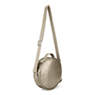 Raquel Metallic Round Handbag, Artisanal K Embossed, small