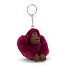 Sven Monkey Keychain, Purple Fig, small