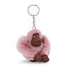 Sven Monkey Keychain, Flouncy Pink, small