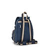 Firefly Up Convertible Printed Backpack, Endless Blue Embossed, small