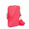 Tally Crossbody Phone Bag, Grapefruit Tonal Zipper, small