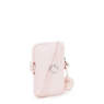 Tally Metallic Crossbody Phone Bag, Pink Shine, small