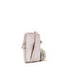 Tally Metallic Crossbody Phone Bag, Metallic Rose, small