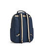 Seoul Large Printed 15" Laptop Backpack, Endless Blue Embossed, small