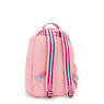 Seoul Large 15" Laptop Backpack, Coral Sea Block, small